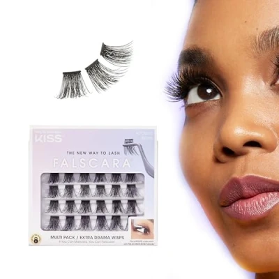 Image of Kiss Falscara Eyelash Wisp Multi 03 Extra Drama