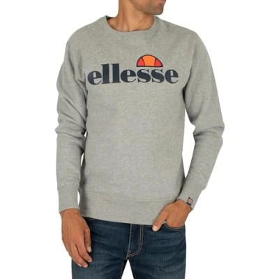 Image of Ellesse Sweatshirt, Men&#039;s, Size: XXL, Grey marl