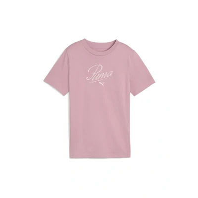 Image of Puma Print Tshirt for kids, Size: 14y, Poised pink