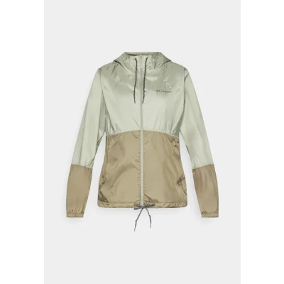 Image of Columbia Flash FORWARD Windbreaker, Women&#039;s, Size: Medium, Safari/stone green