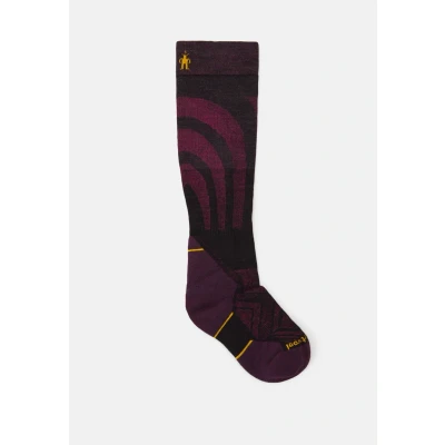 Image of Smartwool Women&#039;s Run Targeted Cushion Compression OTC Socks, BLACK, Small