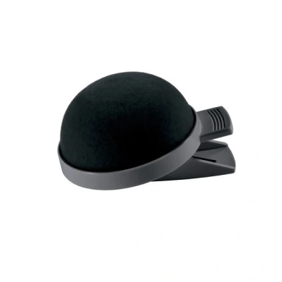 Image of SIGEL MU192 Pin Cushion, with clip, Ø 6 x 4.5 cm, Black/Grey