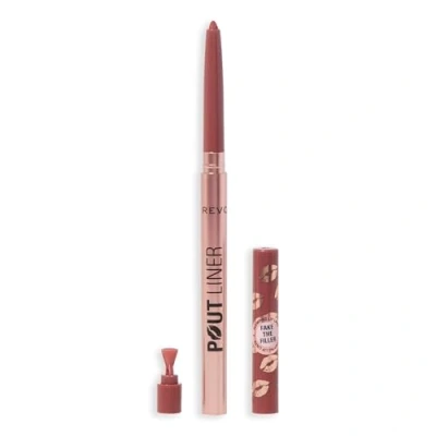 Image of Makeup Revolution Pout Bomb Plumping Lip Liner 0.2g (Various Shades) Doll Cool Nude