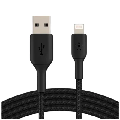 Image of Belkin Boost Charge Lightning Braided Cable 2 Meter Black