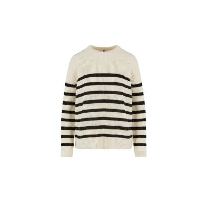 Image of Urban Classics Striped Jumper, Women&#039;s, Size: Small, Whitesand black