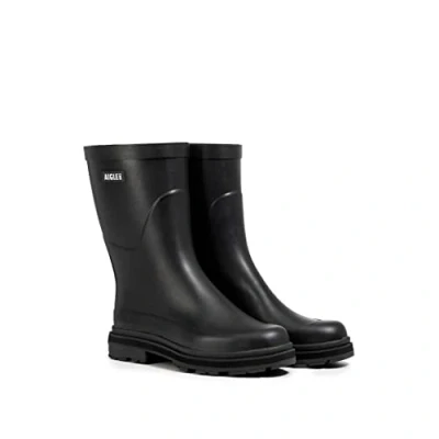 Image of Aigle Men&#039;s Mid Rain Medium Boot, 4400 Old Rose, 8 UK