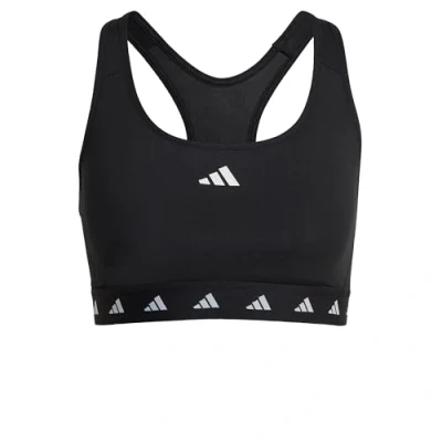 Image of adidas Performance Powerreact Mediumsupport Techfit Medium support sports bra, Women&#039;s, Size: XXSxD DD, Black