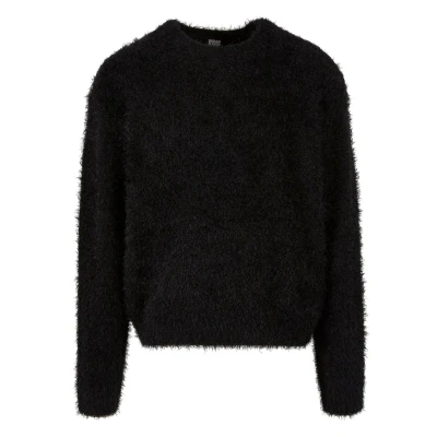 Image of Urban Classics Men&#039;s Feather Sweater Sweatshirt, Black, 3XL