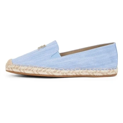Image of Tommy Hilfiger Chambray Espadrilles, Women&#039;s, Size: 3.5, Blue Textile