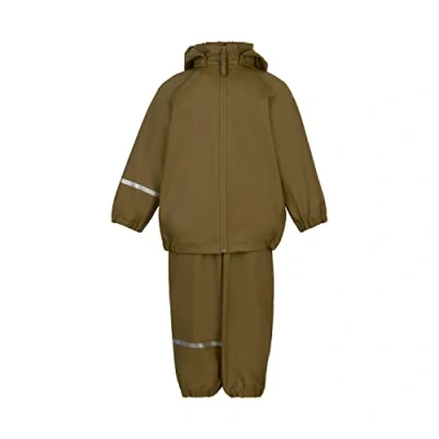 Image of Celavi Basic Rainwear Unisex SET Rain trousers Nutria for kids, Size: 6m,
