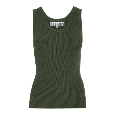 Image of Desires Deaneli RIB TANK TOP. Top, Women&#039;s, Size: Large, Kalamata