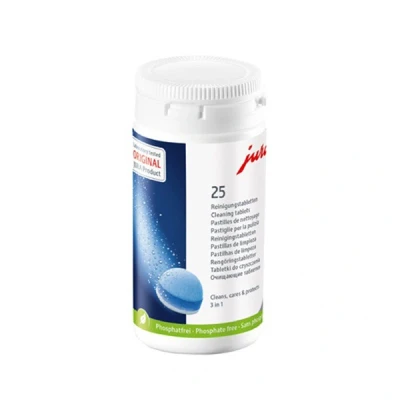 Image of Jura 3 Phase in 1 Cleaning Tablets 25pcs, cleans, cares &amp; protects