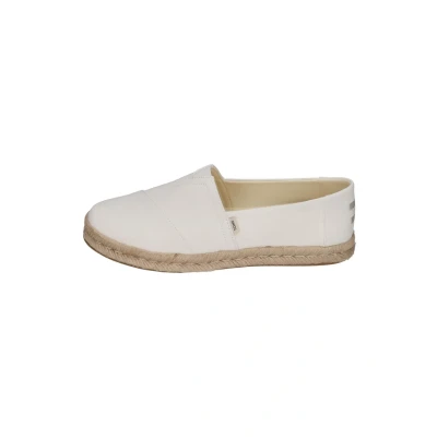 Image of TOMS ROPE Espadrilles, Women&#039;s, Size: 7.5, White shoes