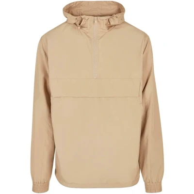 Image of Urban Classics Basic Windbreaker, Men&#039;s, Size: Small, Unionbeige