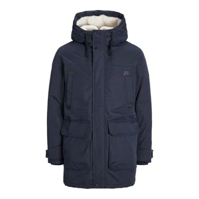 Image of Jack &amp; Jones Jjepolar Parka, Men&#039;s, Size: XS, Dark navy
