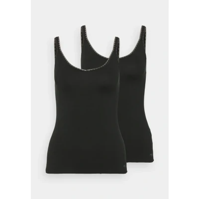 Image of Sloggi GO 2 PACK Undershirt, Women&#039;s, Size: 30A C. 32A/B, Black
