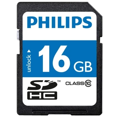 Image of Philips SDHC 16 GB Class 10 Memory Card
