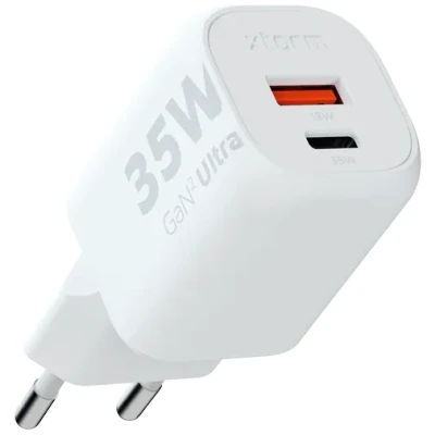 Image of Xtorm GaN2 Dual USB C Fast Charger 35W White
