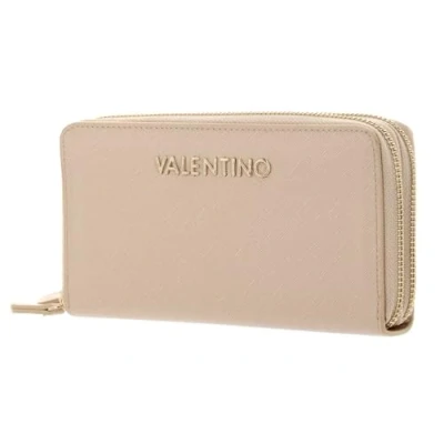 Image of Valentino Divina SA, Zip Around Wallet for Women, Ecru, One Size
