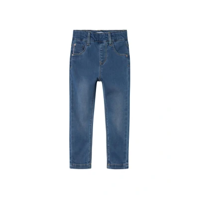 Image of NAME IT Girls&#039; Slim Fit Jeans, Medium blue (medium denim), 104