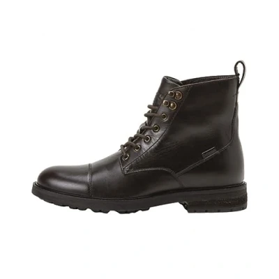 Image of Levi&#039;s Emerson 2.0 Laceup ankle boots, Men&#039;s, Size: 10, Dark brown Leather