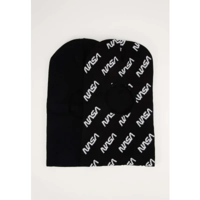 Image of Mister Tee NASA Storm MASK 2 PACK Beanie, Men&#039;s, Size: One Size, Black/white