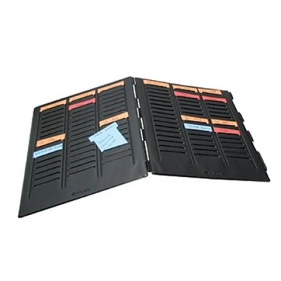 Image of Val Rex Nobo Mini Player Card Planner with Interior Flap 3 Strips of 16 Size 2 Panels