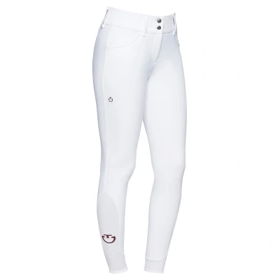 Image of Cavalleria Toscana Ladies American High Rise Breeches White IT38 UK6 FR32 Riding Horse Equestrian
