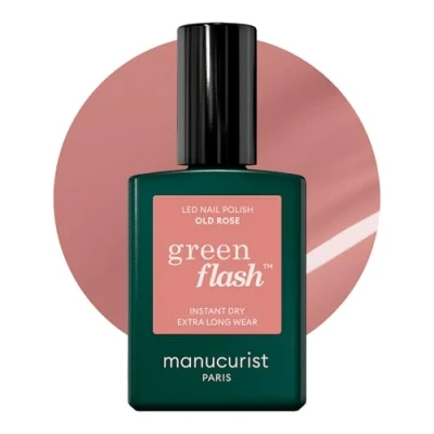 Image of Manucurist Green Flash Varnish 15ml (Various Shades) Old Rose