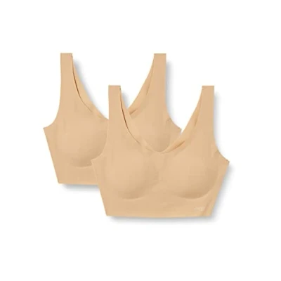 Image of Sloggi FEEL 2 PACK Bustier, Women&#039;s, Size: 30A C. 32A/B, Beige