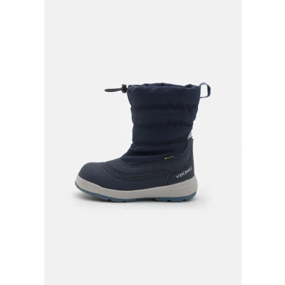 Image of Viking Toasty PULL ON WARM GTX Unisex Winter boots for kids, Size: 7.5K, Navy Textile/synthetics