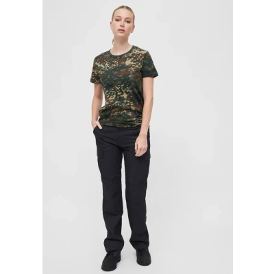 Image of Brandit Print Tshirt, Women&#039;s, Size: 5XL, Flecktarn
