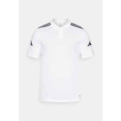 Image of adidas Performance SQUADRA25 Polo shirt, Men&#039;s, Size: Small, White/black