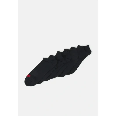 Image of Levi&#039;s LOW CUT 6 PACK Unisex Socks, Size: 2.5 5, Black