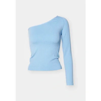 Image of Sloggi EVER Infused Relax Shoulder Pyjama top, Women&#039;s, Size: 32C. 34A/B, Azura blue