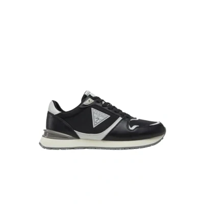 Image of Guess Island Trainers, Men&#039;s, Size: 9.5, Black/grey Imitation leather/ textile