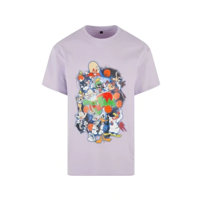 Image of Upscale by Mister Tee Space JAM Teamwork Print Tshirt, Men&#039;s, Size: Medium, Lilac