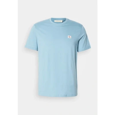 Image of Calvin Klein Jeans Badge 30S Classic TEE Basic Tshirt, Men&#039;s, Size: Large, Smoke blue
