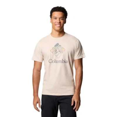 Image of Columbia Rapid RIDGE Graphic TEE Print Tshirt, Men&#039;s, Size: XS, Dark stone