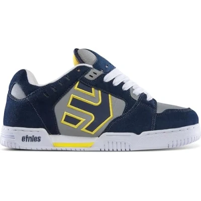 Image of Etnies FAZE Trainers, Men&#039;s, Size: 13, Navy/grey/yellow shoes