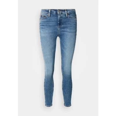 Image of Tommy Jeans NORA Skinny Fit, Women&#039;s, Size: 24x28, Denim medium