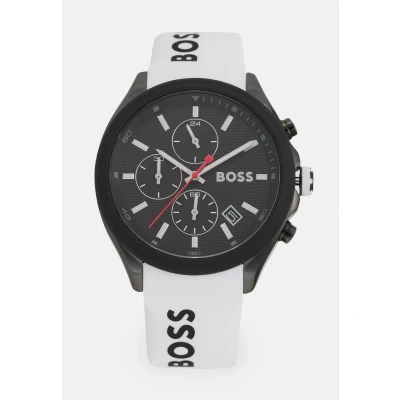 Image of BOSS Chronograph watch, Men&#039;s, Size: One Size, White