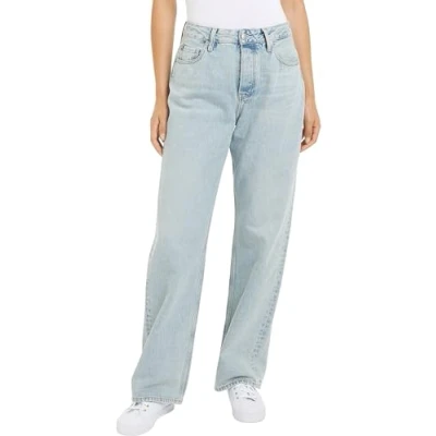 Image of Tommy Hilfiger Loose Straight ELI Relaxed fit jeans, Women&#039;s, Size: 30x30, Light blue denim