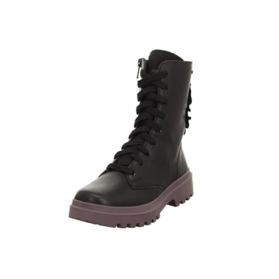 Image of Superfit ABBY Laceup boots for kids, Size: 12.5K, Schwarz Leather