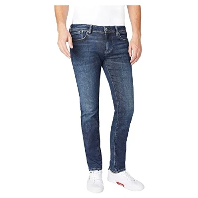 Image of Pepe jeans Hatch Slim fit darkblue denim, Men&#039;s, Size: 29x30, Dark blue denim