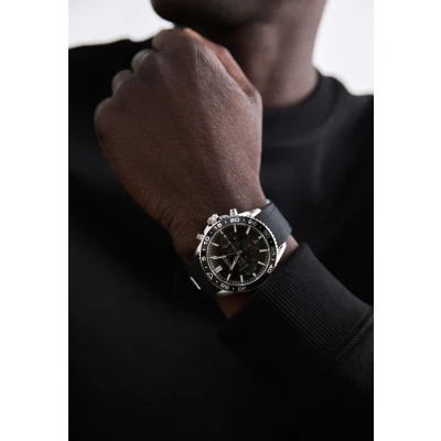 Image of BOSS Runner Watch, Men&#039;s, Size: One Size, Black