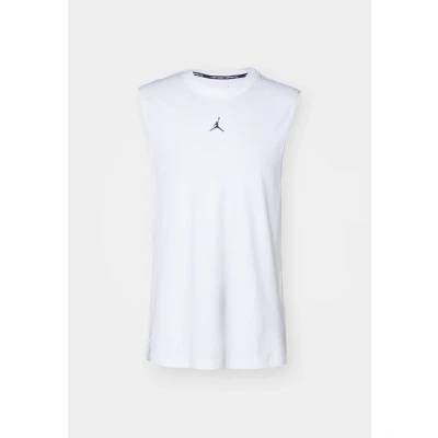 Image of Jordan Sport Top, Men&#039;s, Size: Small, White/black