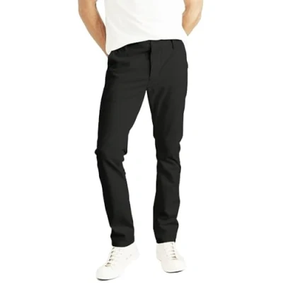 Image of Dockers Smart Supreme FLEX Skinny Chinos, Men&#039;s, Size: 31x30, Black