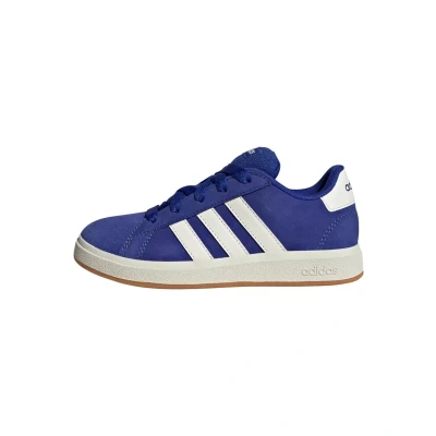 Image of adidas Unisex Kid&#039;s Grand Court 00s Shoes, EU, Semi Lucid Blue Off White Gum, 4.5 UK Child