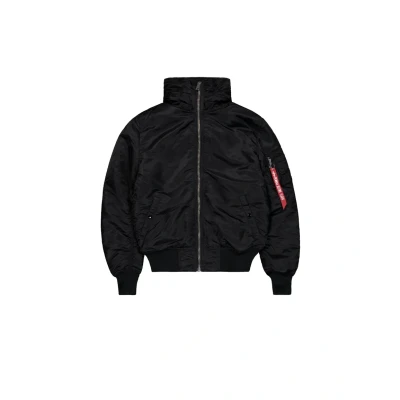 Image of Alpha Industries MA1 Hooded Light jacket, Men&#039;s, Size: Small, Black